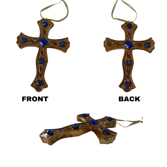Cross Hanging Ornaments Assorted Styles 5 Inches  3312 - Picture 5 of 7